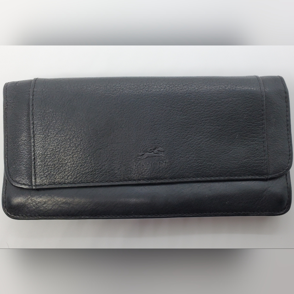 Mancini Equestrian black women's wallet